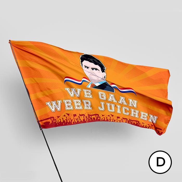 Supporter Vlaggen Nederland