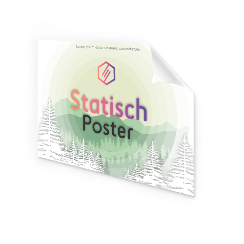 Zelfklevende posters